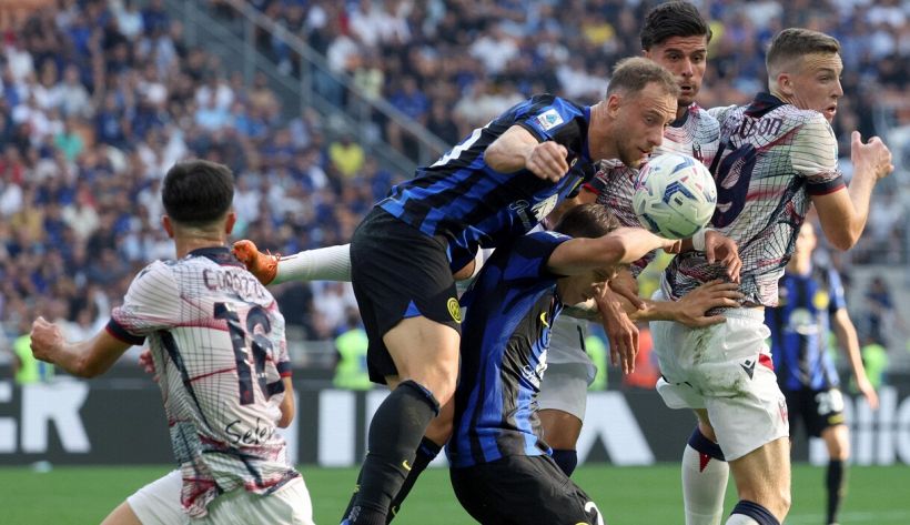 Inter-Bologna, moviola: Doppio errore di Guida sul rigore, il gol annullato