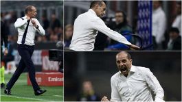 La Juve sbanca San Siro, Allegri show: Max è una furia, si toglie giacca e cravatta. Guarda le foto