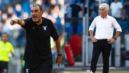Lazio-Atalanta 3-2: Sarri si lamenta anche del caldo, Gasperini aspetta i nuovi