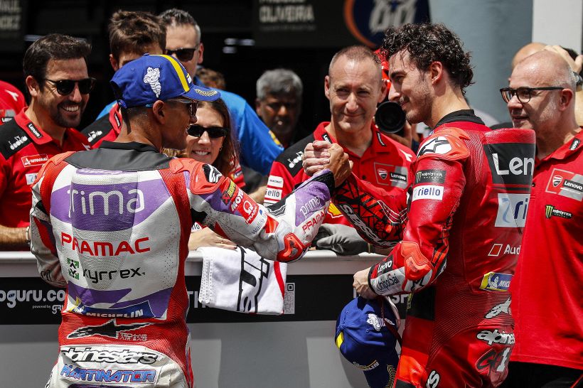 MotoGP Bagnaia a ruota libera su Marquez, Martin, Bastianini e il futuro: "Io penso solo a spingere"