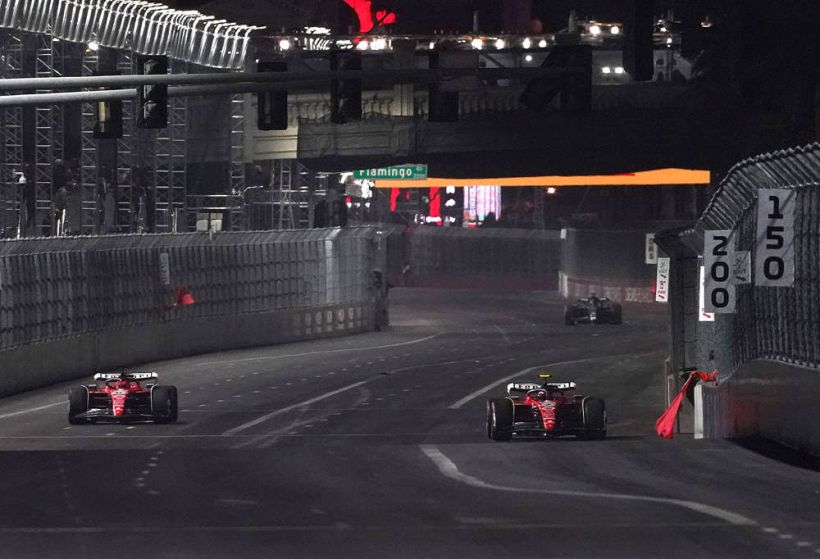 F1, GP Las Vegas libere: Ferrari in testa nelle FP2, doppietta con Leclerc e Sainz
