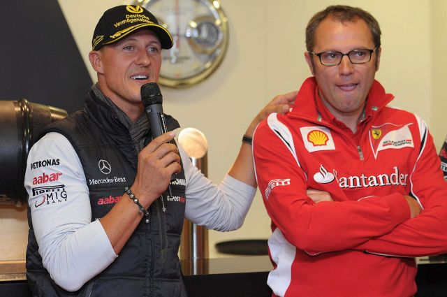 Michael Schumacher and his heir Sebastian Vettel: "hero".  But the former Ferrari admits his fear is linked to Sumi