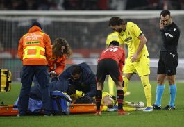 Europa League Rennes-Villarreal: paura per l’ex difensore del Milan Matteo Gabbia. La gallery