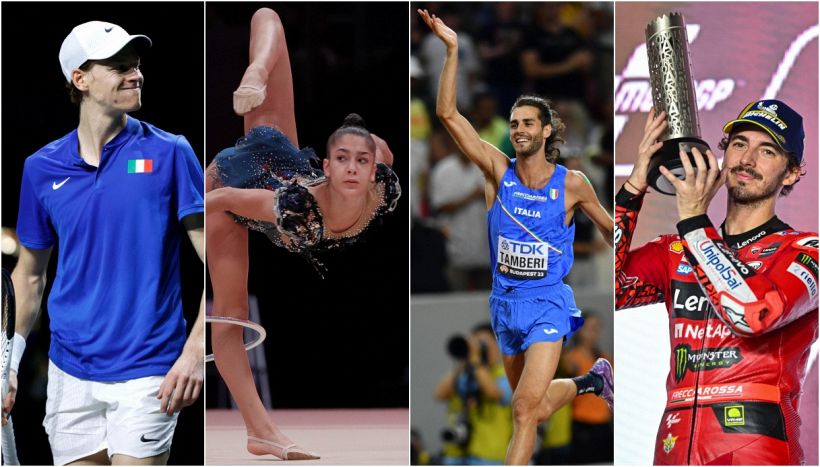 Sinner, Tamberi, Raffaeli, Bagnaia and co: ecco quali sono stati i migliori sportivi italiani del 2023