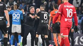 Napoli-Monza 0-0, De Laurentiis chiede scusa ai tifosi e attacca Gravina e Rocchi. Furia Mazzarri