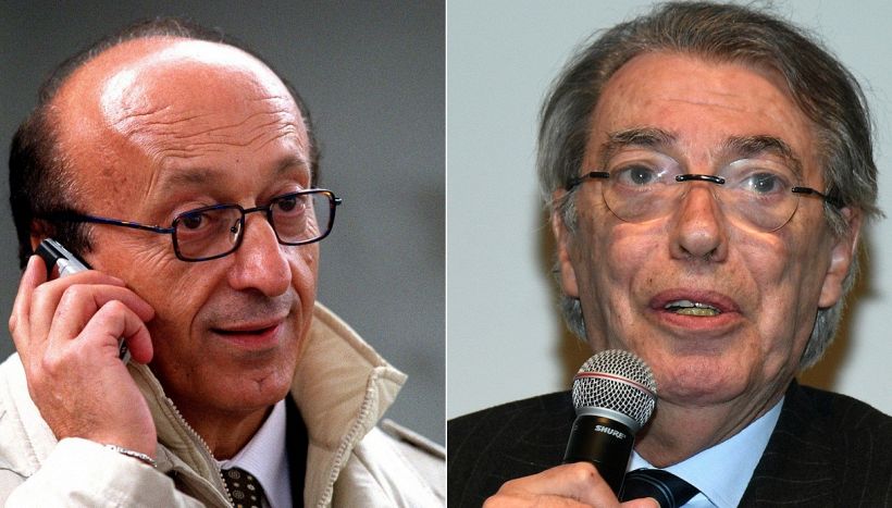 Juve-Inter infinita, Moggi contro Moratti: "Parla sempre di me, non lo perdono più". E tira in ballo Facchetti