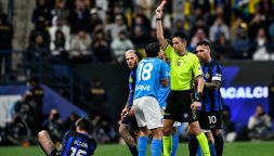 Supercoppa Napoli-Inter, moviola: I pasticci di Rapuano rovinano la finale, quanti errori