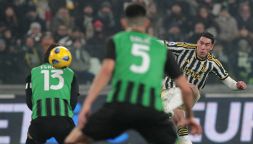 Juventus-Sassuolo, bufera su Consigli dopo i gol di Vlahovic: "È tornato lo Scansuolo"