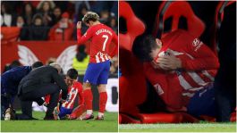 Inter, tegola Atletico Madrid: Morata ko esce in lacrime. Simeone in ansia per la Champions. Le foto