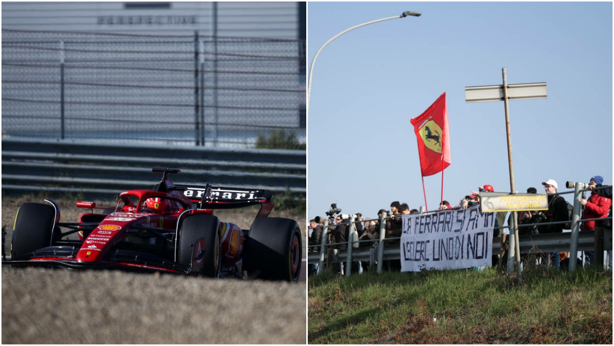 F1, Ferrari: primi giri della SF-24 a Fiorano tra l'entusiasmo dei tifosi.  Cronaca di un giorno di passione rossa