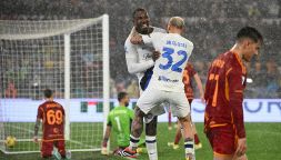Pagelle Roma-Inter 2-4: uragano Thuram, Angelino e Lukaku cancellano la prova super di Pellegrini ed El Shaarawy