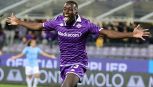 Kayode gol in Fiorentina-Lazio, gaffe della Lega Serie A: 'Campione africano'. Post rimosso, ma è bufera