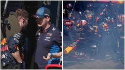 F1, GP Australia: la gara di Verstappen finisce in fumo, la sua Red Bull prende fuoco ed è ritiro