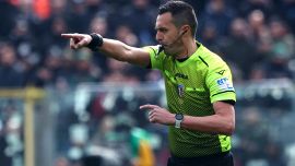 Serie A, gli arbitri della ventunesima giornata: Di Bello per Udinese-Inter, Zufferli al Milan e Massa alla Juventus