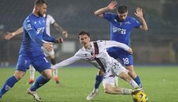 Empoli-Bologna, moviola: Fabbri stavolta ci pensa due volte, l’episodio-chiave