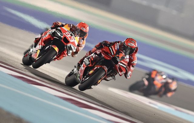 MotoGP, GP Qatar, Marquez assicura: "Non siamo da vittoria".  Bagnaia: "Qualcosa non ha funzionato con la Ducati"