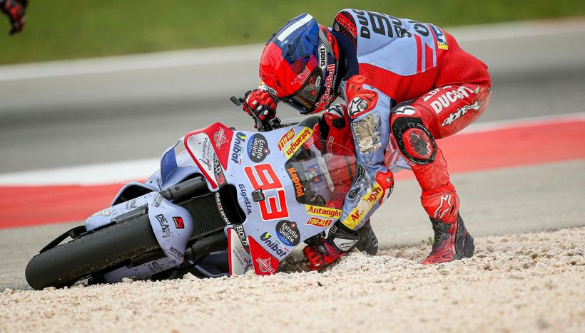 MotoGP, Marquez insiste sull’incidente di Portimao: “Bagnaia responsabile, Ducati sa”
