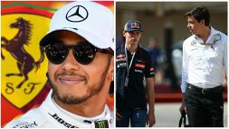Ferrari, Toto Wolff punge Hamilton: "Il rosso non gli dona" e promette: "Verstappen in Mercedes prima o poi"