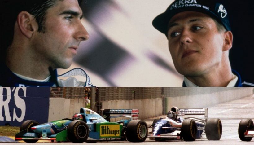 Michael Schumacher, Damon Hill torna sul luogo dell'incidente che decise il Mondiale '94: il post riapre la polemica