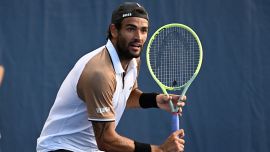 Tennis Phoenix: Berrettini-Cazaux interrotta dalla pioggia con Matteo sotto di un set, Fognini eliminato da Vukic