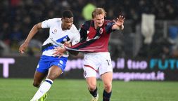 Bologna-Inter insulti razzisti a Dumfries: interviene un tifoso rossoblù per zittirlo e il video diventa virale