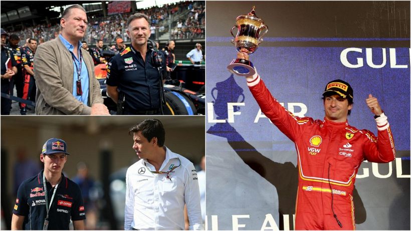 F1 post Bahrain: Ferrari, bicchiere mezzo pieno. Wolff vuole Verstappen e vede papà Jos che spara a zero su Horner
