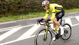 Ciclismo, tremenda caduta di Van Aert durante l'Attraverso le Fiandre: portato via in barella. Vince Jorgenson
