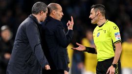 Napoli-Juventus, la domanda sul futuro infastidisce Allegri: che cosa è successo in tv