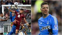 Tegola Juventus, Szczesny che botta: colpito da Masina sanguina in campo, operato al naso, quando rientra