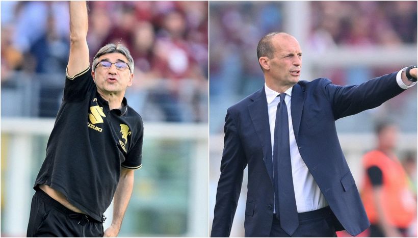 Torino-Juventus: Allegri risponde a Giuntoli su futuro e sugli obiettivi. Per Juric è tempo di bilanci