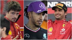 F1 Ferrari, Hamilton nervoso: battibecco col giornalista e Leclerc ha il mal di qualifica. Sainz confronto impietoso