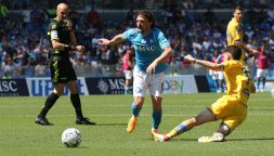 Napoli-Frosinone, moviola: il rigore, il fuorigioco e il rosso solo alla fine