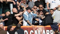 Roma-Lazio: scoppia la rissa tra tifosi giallorossi all'Olimpico, in mattinata gli scontri prima del derby