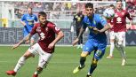Torino-Frosinone, moviola: rabbia Zapata al 90’, Linetty  si caccia nei guai