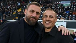 Roma: De Rossi critica ancora la data del recupero poi le scuse all'Udinese e le parole su Cannavaro
