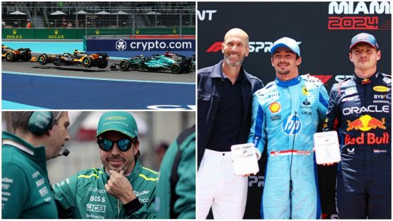 F1 Gp Miami Sprint Race: Zidane premia Verstappen e Leclerc. Caos al via, Alonso tuona contro Hamilton e la FIA