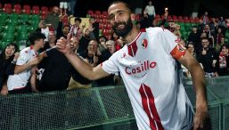 Valerio Di Cesare, cuore di capitano: in gol per la salvezza del Bari nel giorno del possibile addio al calcio