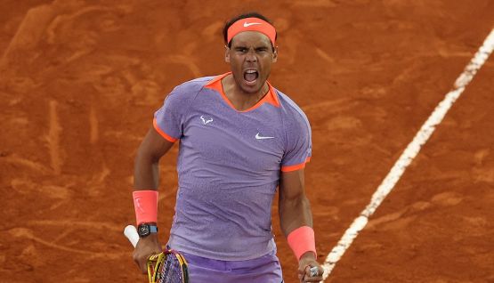 Internazionali di Roma, Nadal-Bergs: Rafa supera il belga, centra la 70esima vittoria al Foro e vola al turno successivo