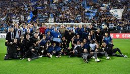 Atalanta in finale di Europa League: scoppia la festa al Gewiss Stadium, la banda di Gasperini si scatena