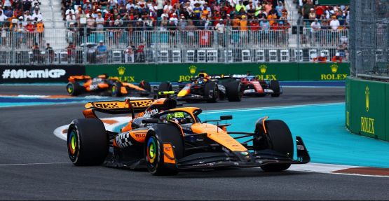 Gp Miami: exploit di Norris, Max si inchina, Ferrari terza e quarta