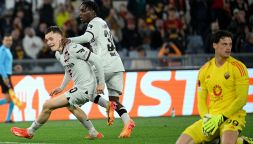 Pagelle Roma-Bayer Leverkusen 0-2: follia Karsdorp, Dybala stecca, Lukaku sfortunato, Wirtz è un fenomeno