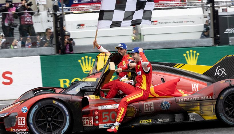 24 Ore Le Mans, Ferrari bis storico, gioia Elkann: "Traguardo straordinario". La dedica di Leclerc per Fuoco