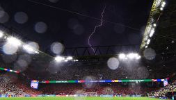 Euro2024, Germania-Danimarca sospesa: fulmini e grandine sul Signal Iduna Park