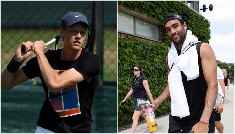 Wimbledon, Sinner e Berrettini: ecco quando giocheranno. Il messaggio d’amore di Jannik al Milan