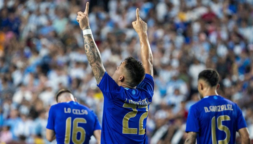 Inter: Lautaro si prende anche l'Argentina con una doppietta, brilla Valentin Carboni