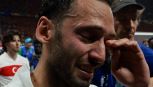 Euro 2024: Turchia, le lacrime di Calhanoglu accendono derby Inter-Milan: la polemica sul web