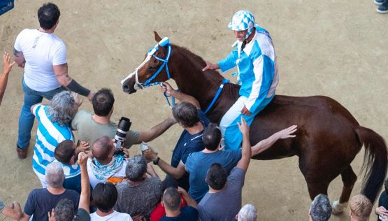 Palio di Siena, vince l'Onda con Tabacco: Brigante beffa Tittia, ma scoppiano le polemiche per la mossa