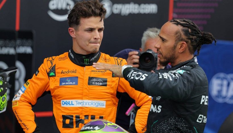 F1, battibecco Hamilton e Norris: mancanza di rispetto per Lewis, il web sta col futuro pilota Ferrari