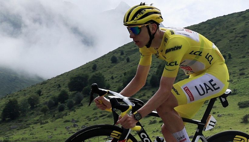 Tour de France, 14a tappa: Pogacar è favoloso, Vingegaard stavolta non tiene e cede 43 secondi