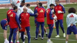 Spagna, cosa hanno fatto durante Olanda-Inghilterra e la battuta cult del ct De La Fuente